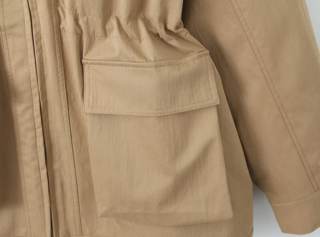 Khaki Safari Jacket - Festigal