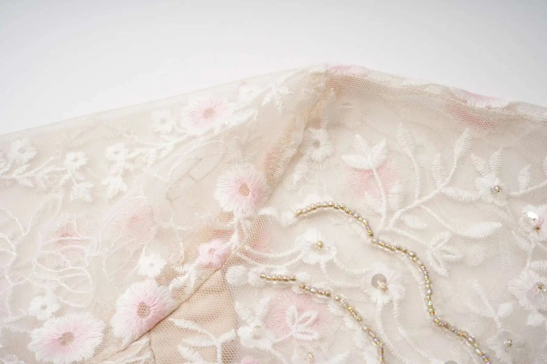 Floral Ruffled Embroidered Maxi Dress