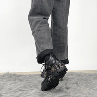 Futuristic Metal Platform Shoes - Festigal