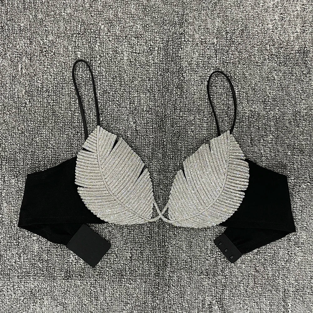 Sparkly Leaf Bra - Festigal