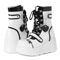 Kawaii Heart Platform Boots - Festigal