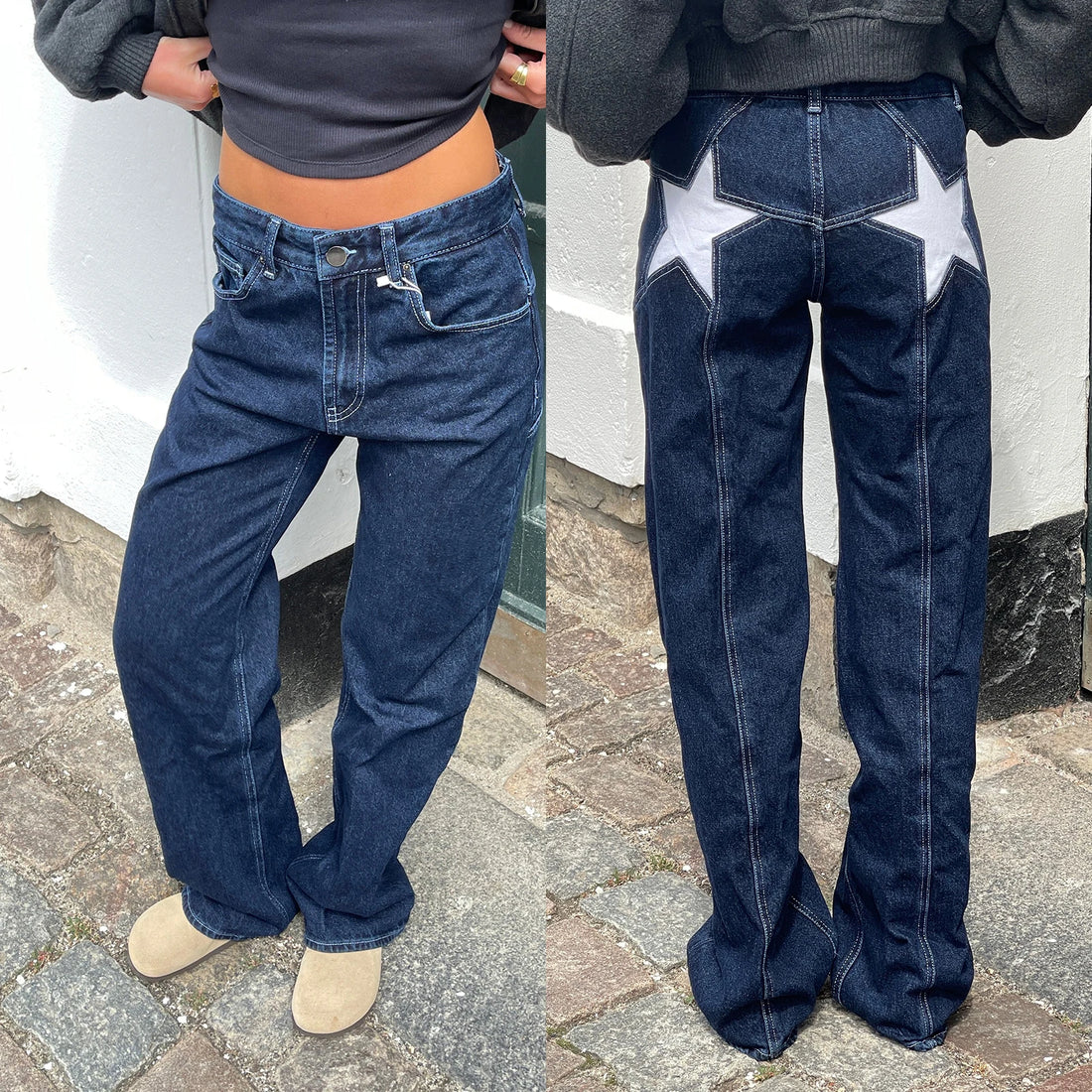 Denim Star Straight Leg Jeans - Festigal