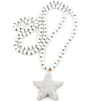 Crystal Star Beaded Necklace - Festigal