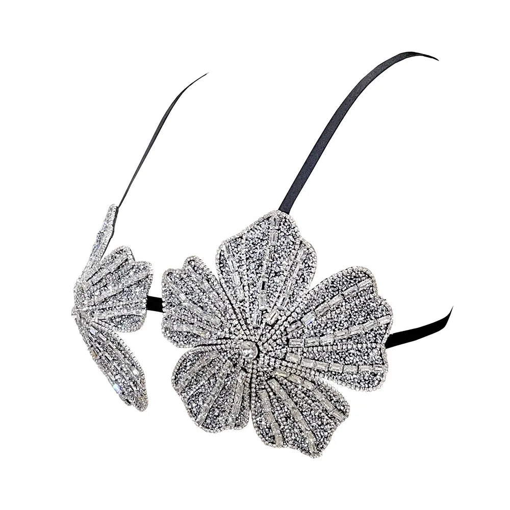 Rhinestone Flower Bralet