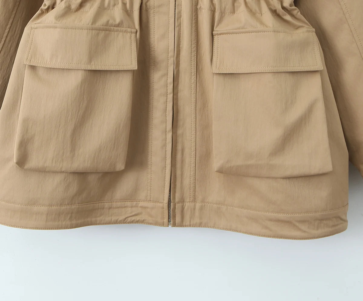 Khaki Safari Jacket - Festigal