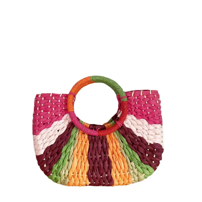 Boho Rainbow Woven Bag - Festigal