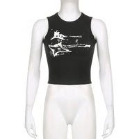 Guitar Print Tank Top - Festigal
