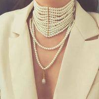 Freshwater Pearl Layered Necklace - Festigal