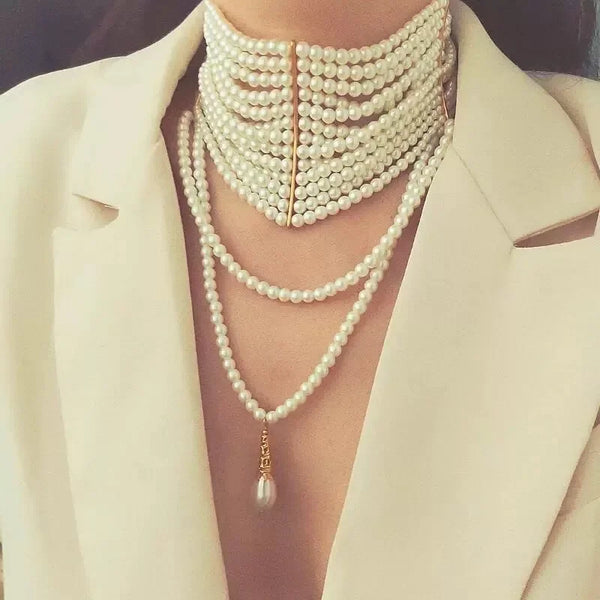 Freshwater Pearl Layered Necklace - Festigal