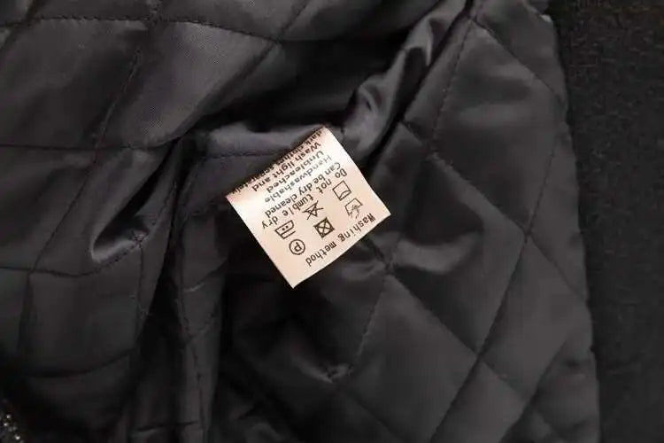 Long Sequin Fur Black Coat - Festigal