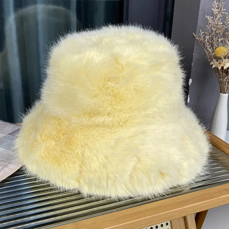 Faux Fur Bucket Hats - Festigal