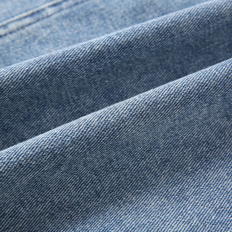 Mongolian Fur Collar Denim Trench Coat - Festigal