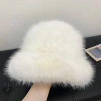 Faux Fur Bucket Hats - Festigal