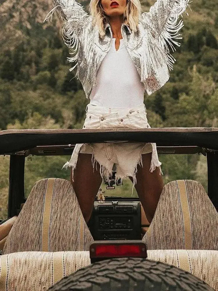 Maxed Out with Tassels Jacket - Festigal