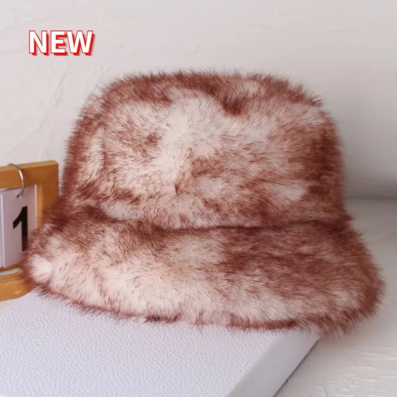 Faux Fur Bucket Hats - Festigal