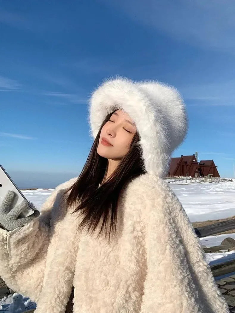 Faux Fur Bucket Hats - Festigal