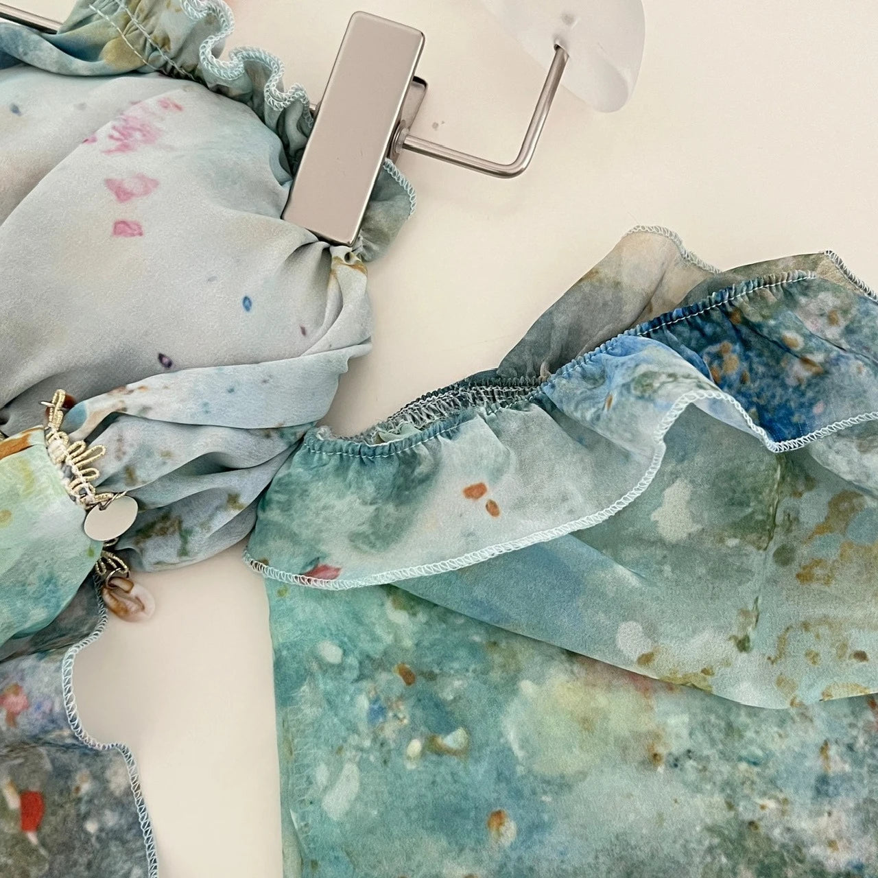 Beach Ruffle Maxi Dress