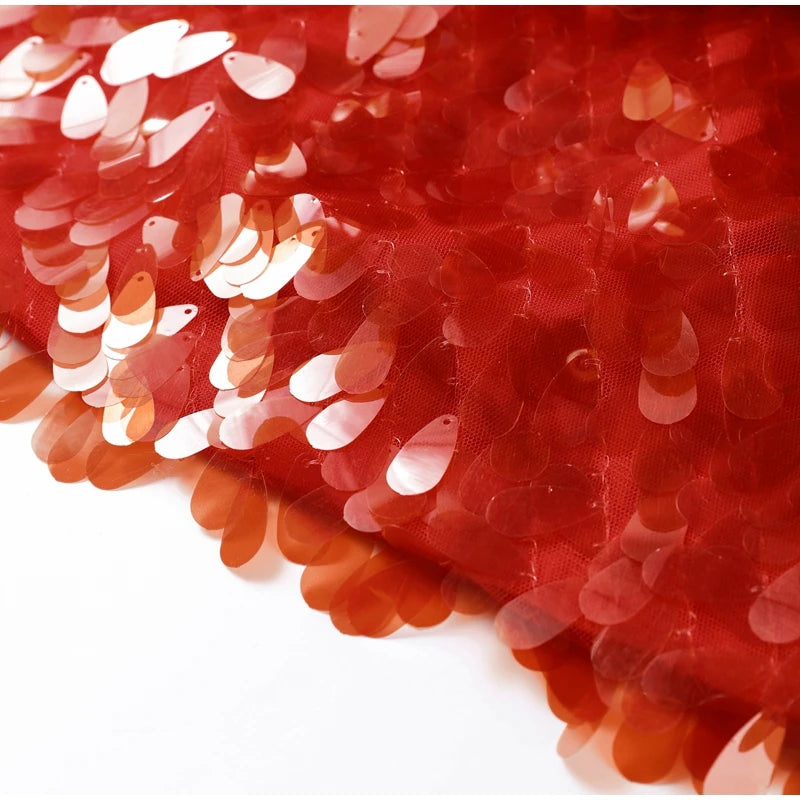 Red Sequin Maxi Dress - Festigal