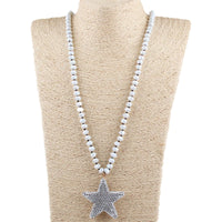 Crystal Star Beaded Necklace - Festigal
