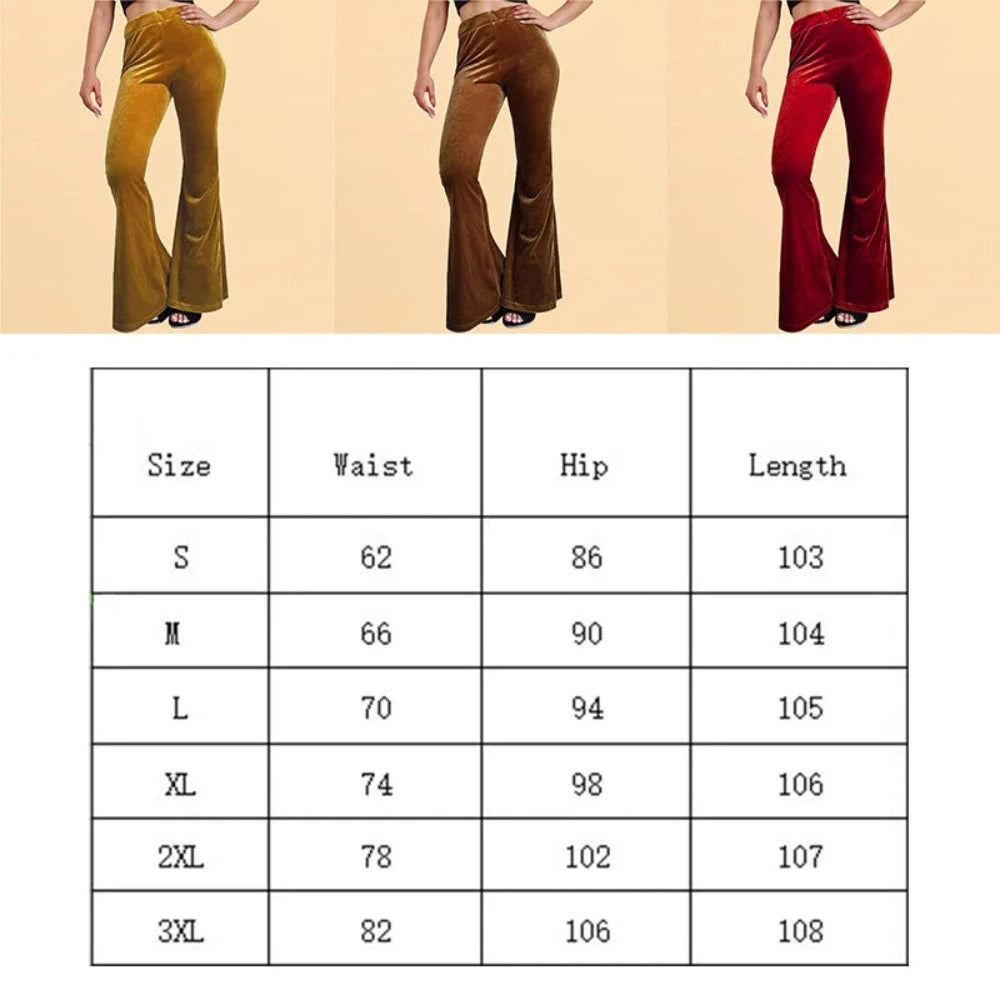 Flared Velvet Trousers - Festigal