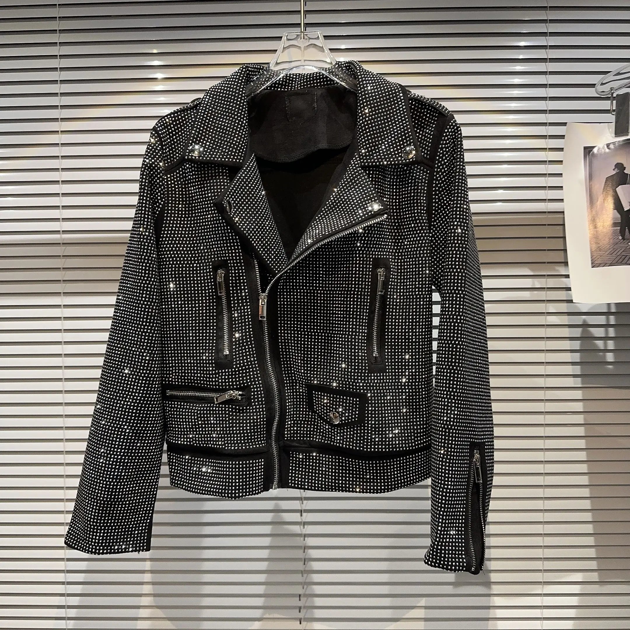 Sequin Biker Jacket - Festigal
