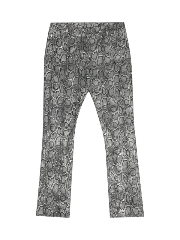 Men's Faux Leather Snake Skin Pants - Festigal