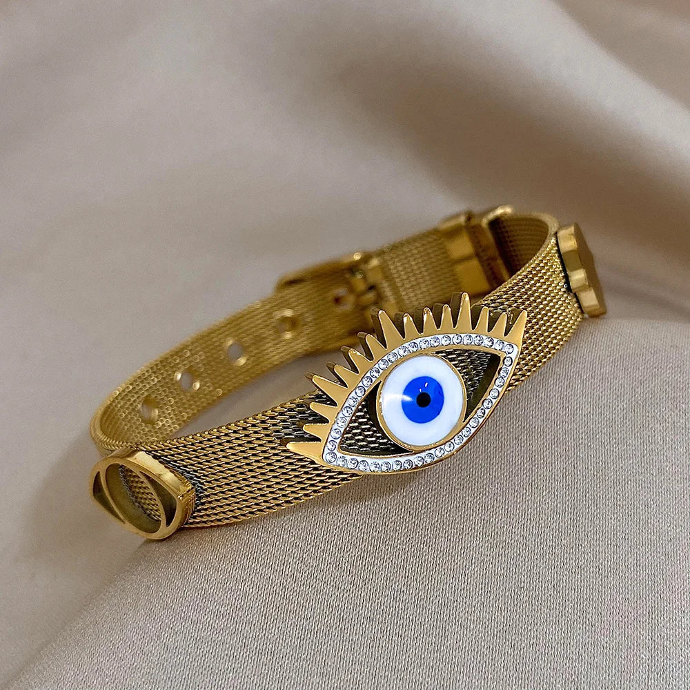 Evil Eye Steel Bracelet - Festigal