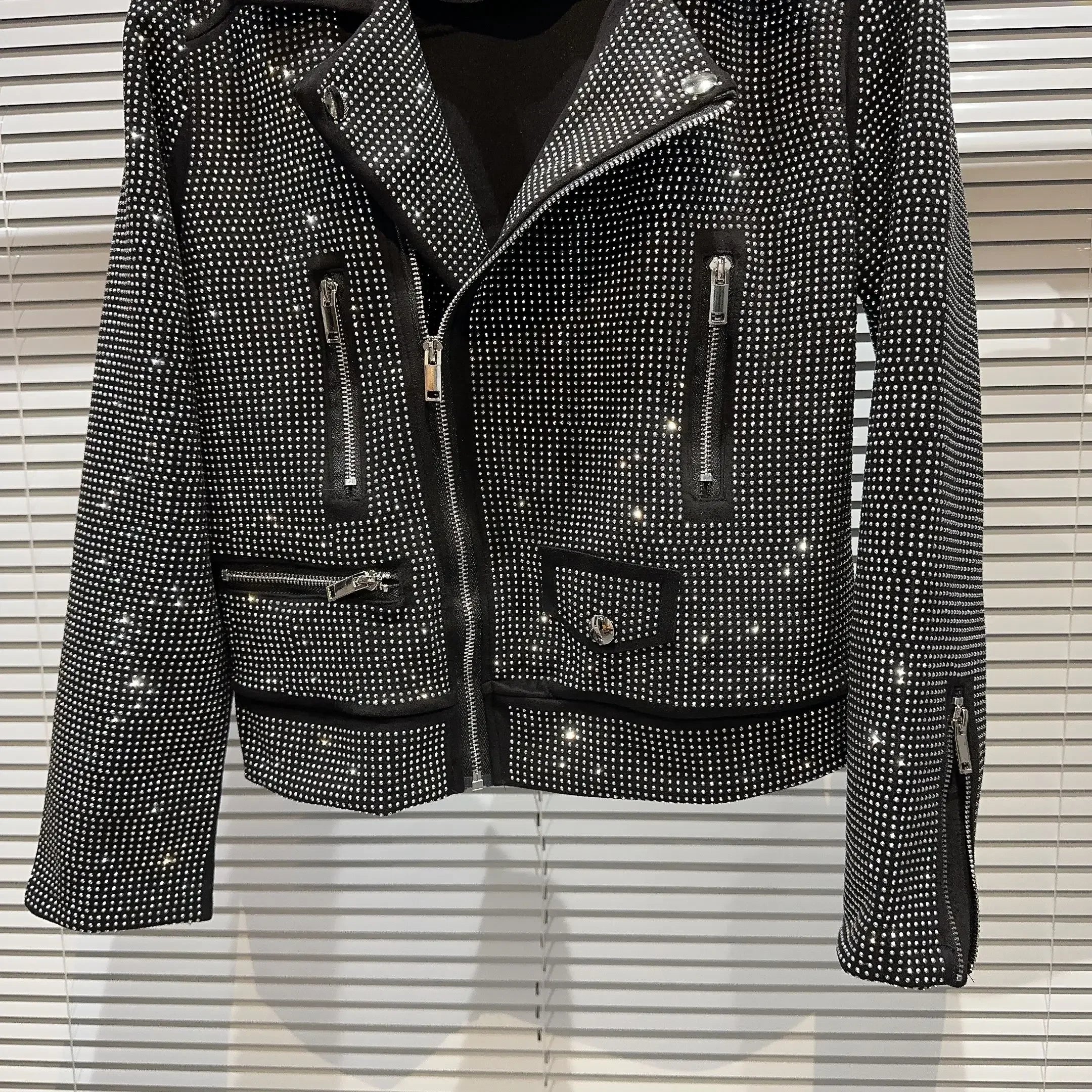 Sequin Biker Jacket - Festigal
