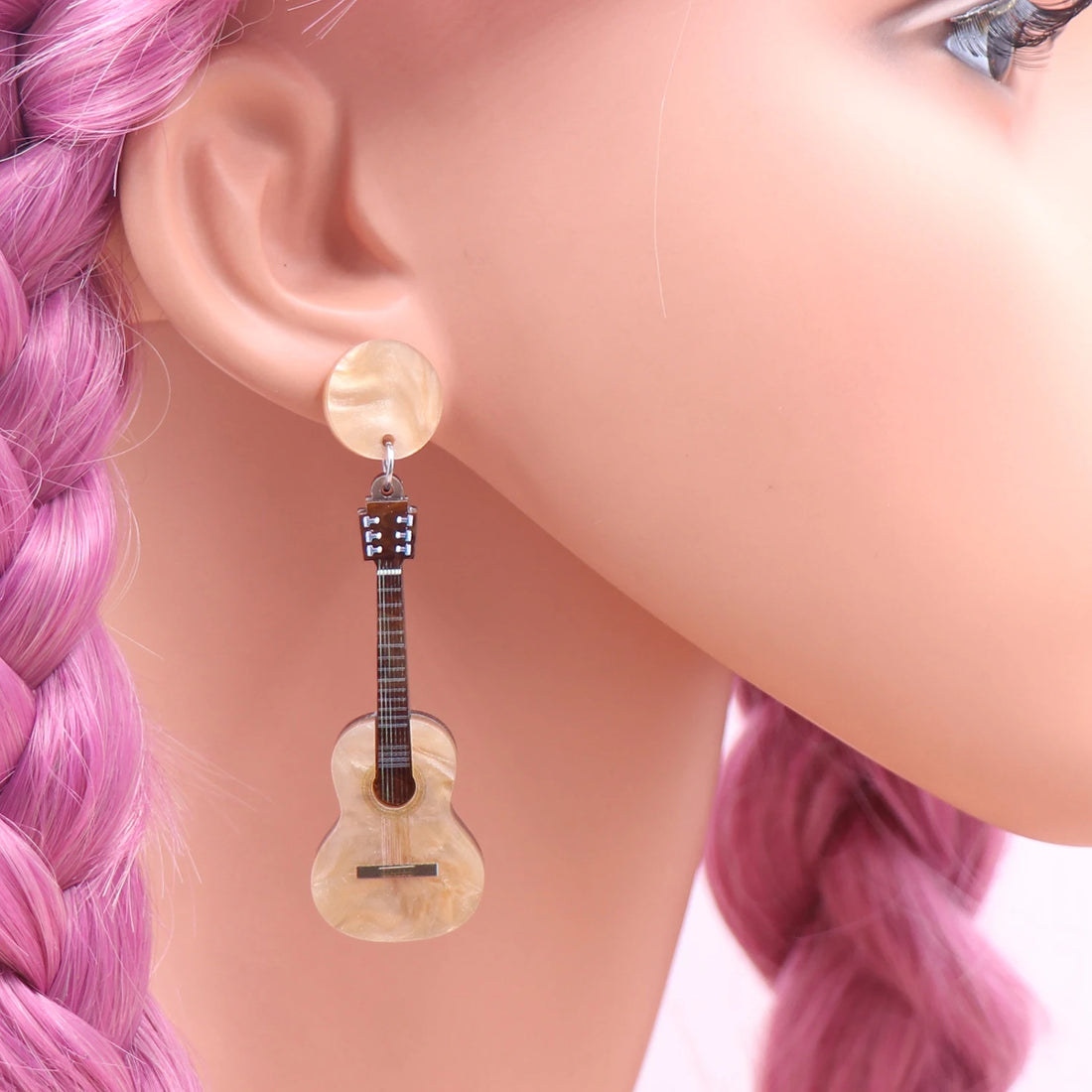 Acrylic Guitar Earrings - Festigal