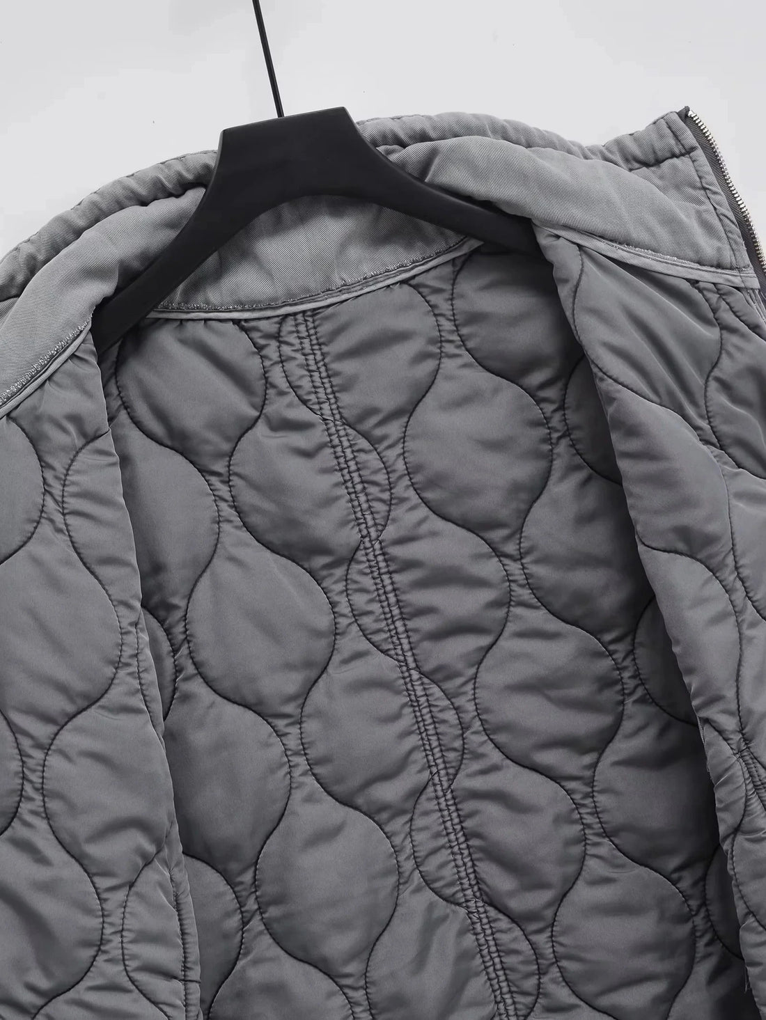 Grey Quilted Gilet - Festigal