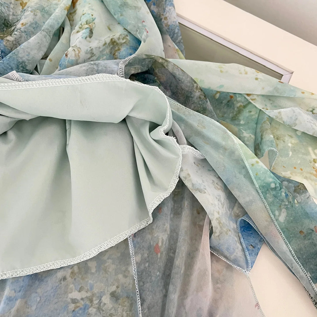 Beach Ruffle Maxi Dress