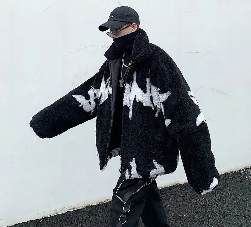 Men's Graffiti Fleeced Jacket - Festigal