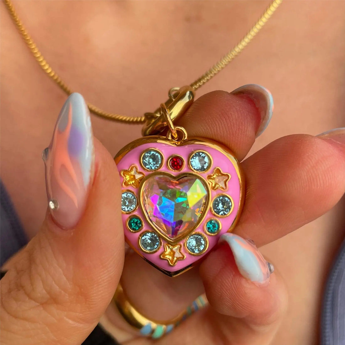 Rainbow Gem Locket - Festigal