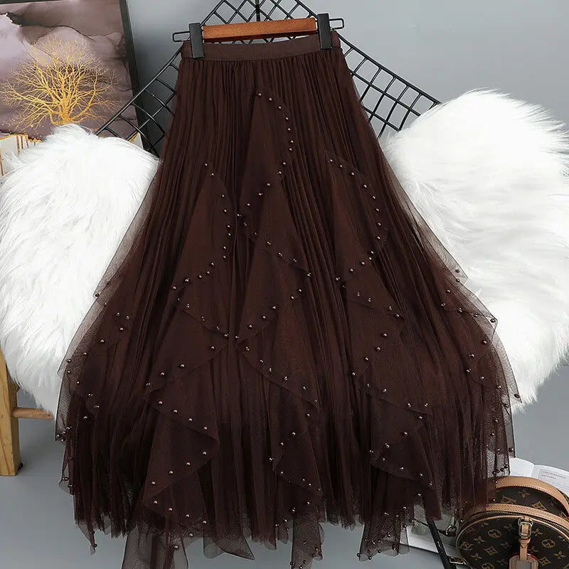 Zig Zag Mesh Skirt - Festigal