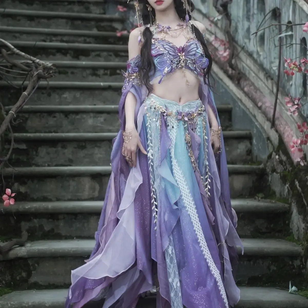 Fairy Cosplay Embroidered Dress