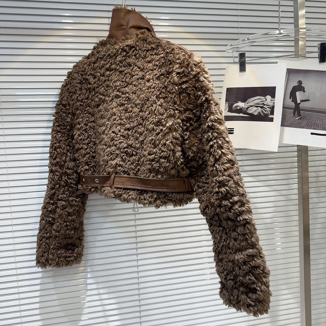 Faux Lambswool Cropped Jacket - Festigal