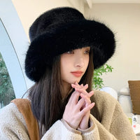 Faux Fur Bucket Hats - Festigal