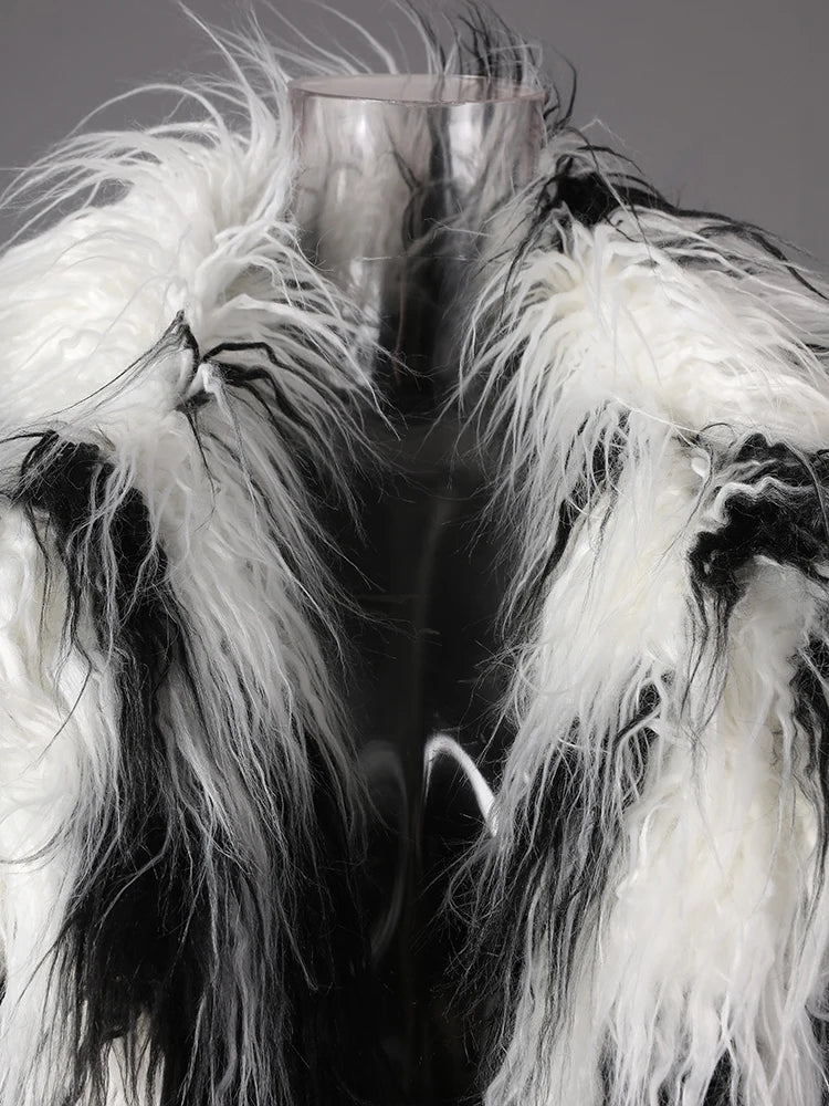 Multicoloured Yeti Coat