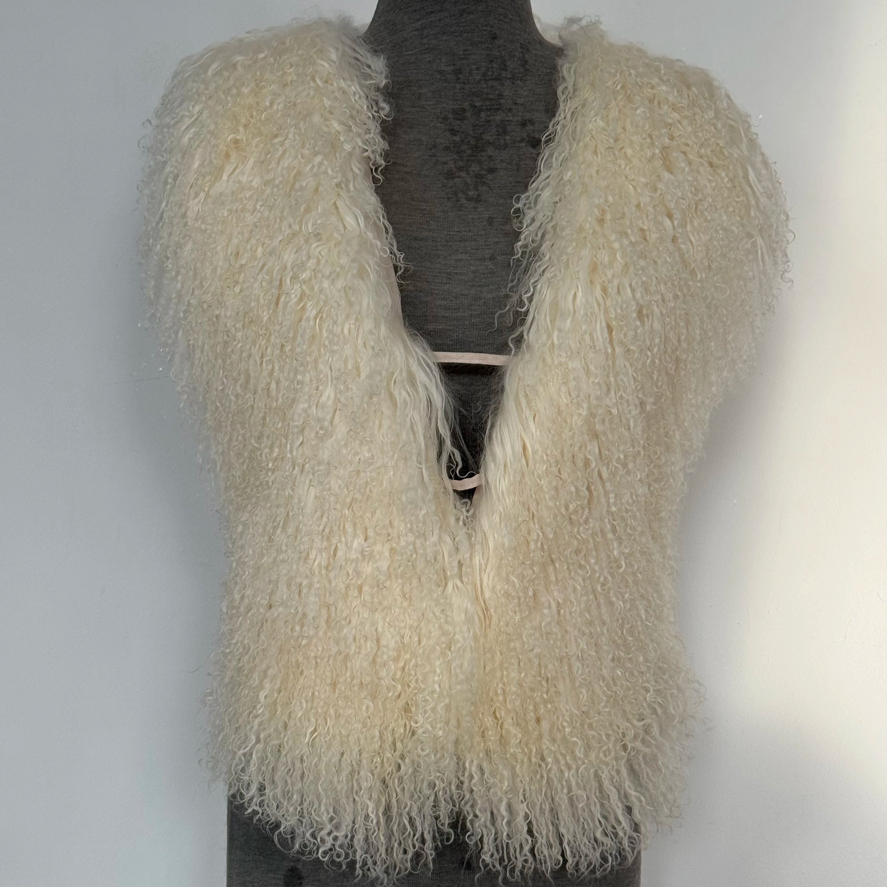 Mongolian Fur Halter Neck Top - Festigal