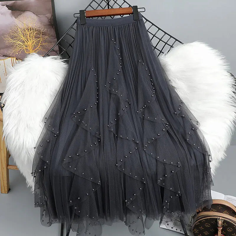 Zig Zag Mesh Skirt - Festigal
