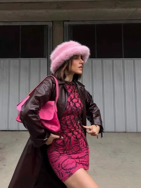 Faux Fur Bucket Hats - Festigal