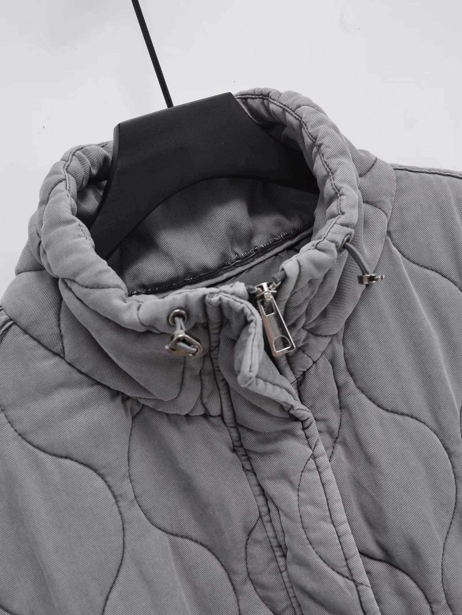 Grey Quilted Gilet - Festigal