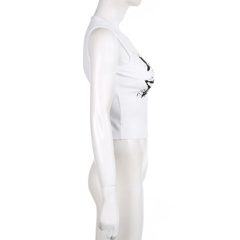 Guitar Print Tank Top - Festigal