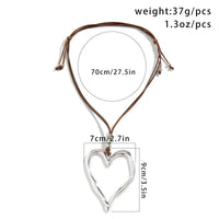 Big Boho Heart Pendant Necklace - Festigal
