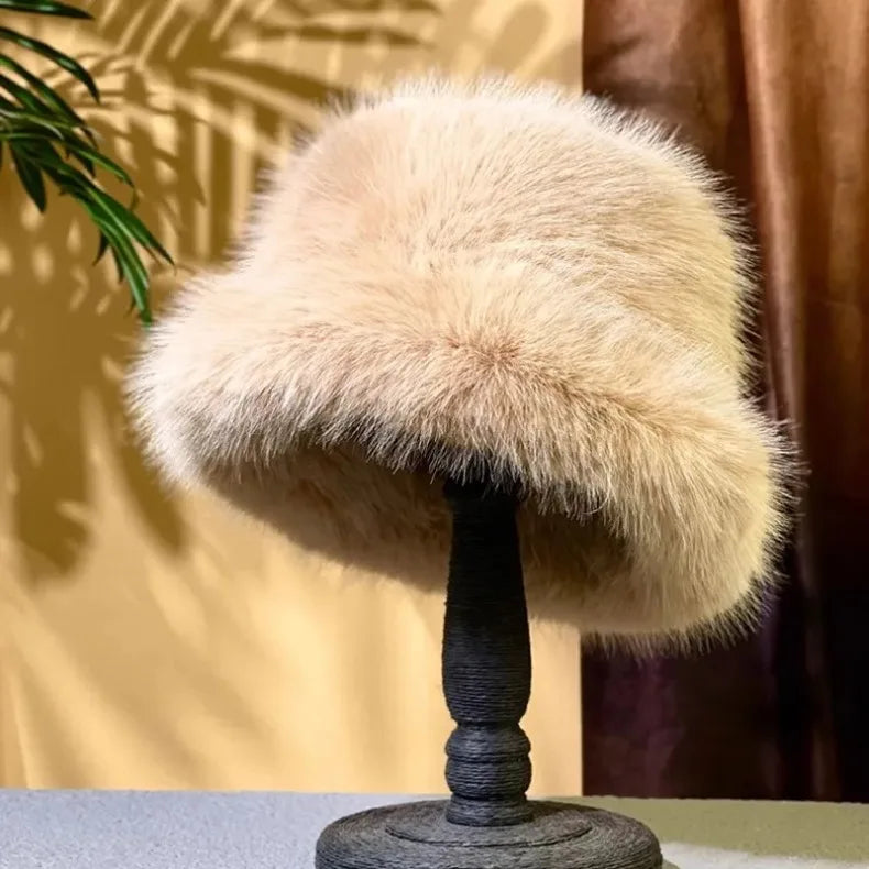 Faux Fur Bucket Hats - Festigal