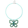 Rhinestone Butterfly Necklace - Festigal