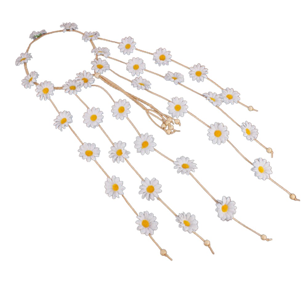 Daisy Flower Garland Festival Crown Tiara - Festigal
