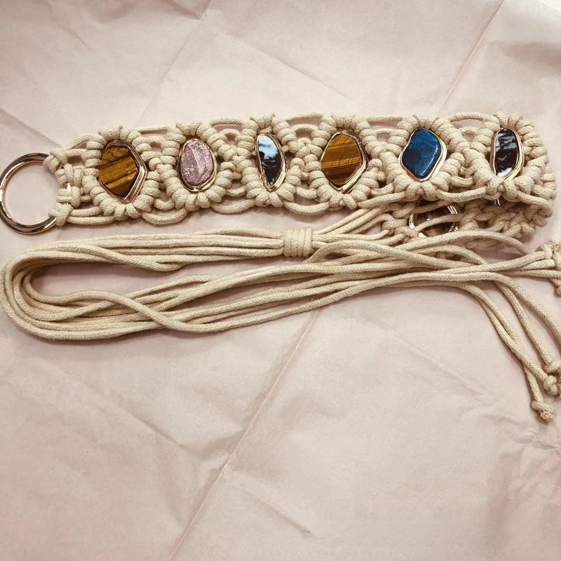 Boho Braided Tassel Belt - Festigal