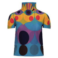 Abstract Pleated Eye Top - Festigal