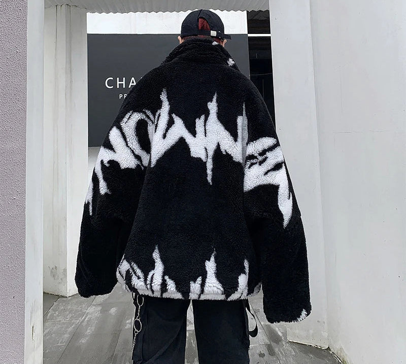 Men's Graffiti Fleeced Jacket - Festigal